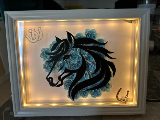 cadre 3D lumineux